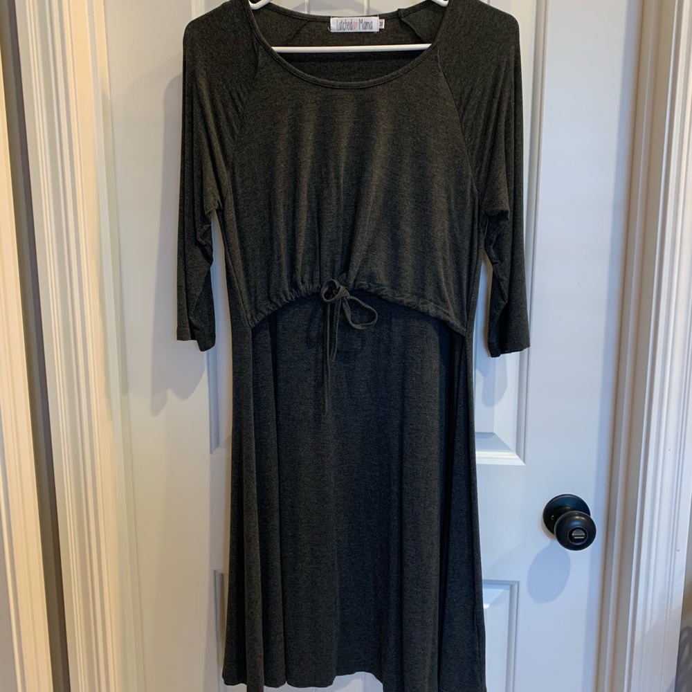 Latched mama nursing t shirt dress